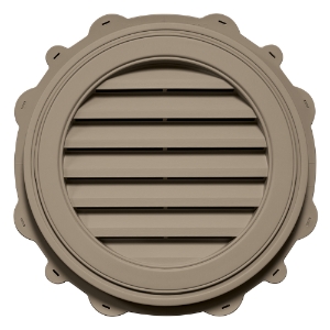 #095 22" Round Louver (Color Match: Royal Pebble Clay)