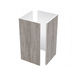 ChamClad Column Wrap 2-Piece 7 in. x 12 ft. Beachwood Grey