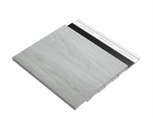 ChamClad Shadowline Wall Panel 1/2 in. x 6 in. x 20 ft. Atlantic White