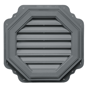 22 in. Octagon Louver Gable Vent Flagstone 325