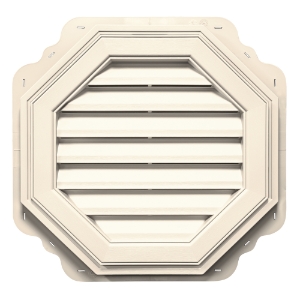 18 in. Octagon Louver Gable Vent #021 CT Sandstone Beige