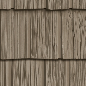 7 in. Staggered Shake 644 Pebble Clay 60.75 in.