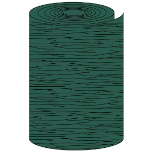 24 in. x 50 ft. Aluminum Trim Coil Woodgrain Green 505