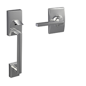 FE285 Century Lower Half Front Entry Set Latitude Lever w/Century trim 625 Bright Chrome - Box Pack