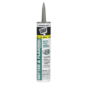 DAP Butyl-Flex Rubber Gutter & Flashing Sealant 10.1 fl. oz. - Aluminum