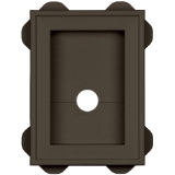 Split Mini Mount Block #421 CT Espresso