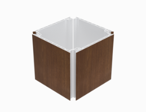 ChamClad Quick Click Column & Beam Wrap 12 in. x 10 ft. Harvest Walnut