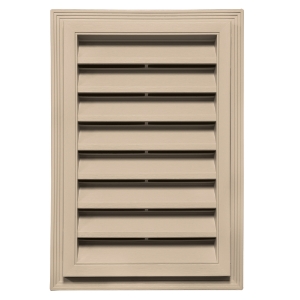 12 in. x 18 in. Rectangle Louver Gable Vent #107 CT Canyon Blend