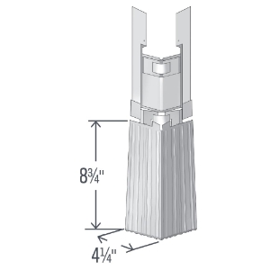 Portsmouth S9 Hand Split Shake Corner Redwood 9.5 in.