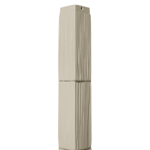 10 in. Staggered Shake Outside Corner Post Kit 568 Brownstone 60 in.