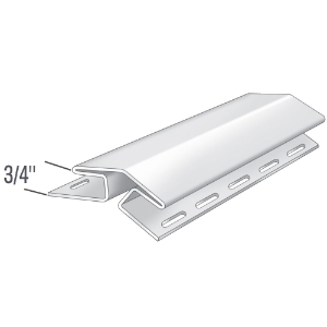 Bay Window Corner 3/4 in. x 1-5/8 in. Royal White 12 ft. 6 in.