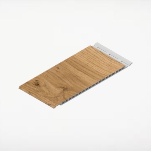 Seamless Soffit Panel 3/8 in. x 12 in. x 12 ft.  Natural Oak