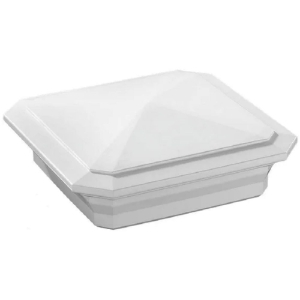 5 in. x 5 in. Timbertech Composite Post Cap Matte White