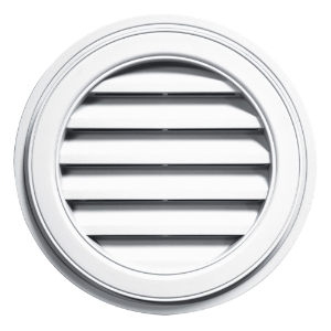 #001 18 Round Louver White 1/Ct (Color Match: Royal Linen)