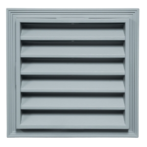 12 in. x 12 in. Square Louver Gable Vent #126 CT Oxford Blue