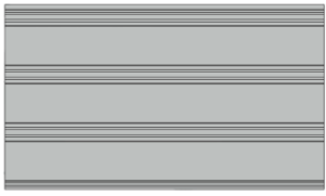 TruBead 12 in. x 12 ft. Aluminum Solid Soffit Pewter 805