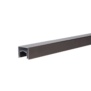 6 ft. Impression Rail Express Modern Aluminum Top Rail Dark Bronze AZTIXMDTR6BR