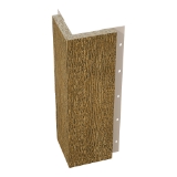 Diamond Kote® 5/4 in. x 6 in. x 16 ft. Woodgrain Outside Corner w/Nail Fin  Honeycomb