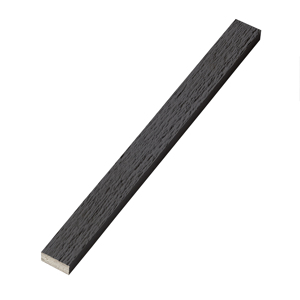 Diamond Kote® 4/4 in. x 2 in. x 16 ft. Woodgrain Trim Graphite