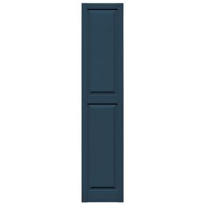 14-3/4 in. x 71 in. Raised Panel Shutter Classic Blue #036