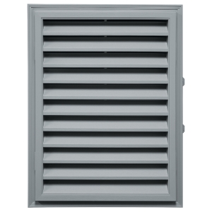 18 in. x 24 in. Rectangle Louver Gable Vent Oxford Blue 040