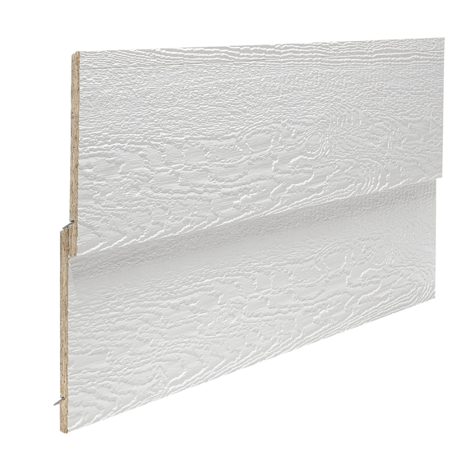 Wausau Supply | 8 in. RigidStack Siding White Woodgrain