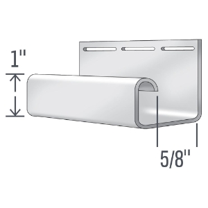 5/8" Matte J Channel Flagstone 12 ft. 6 in.