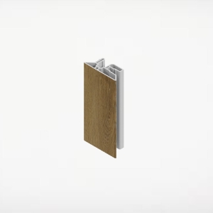 3 in. Quick Click Single Piece Adapter 10 ft. Sunbleached Oak