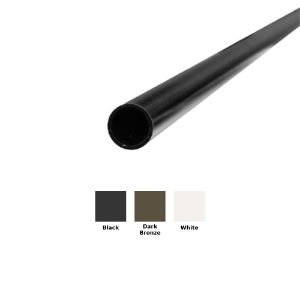 TimberTech Aluminum ADA Handrail Pipes 1.5 in. x 94 in. Dark Bronze 1/carton