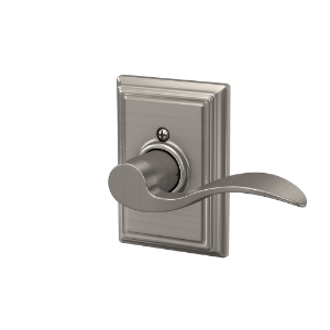 F170 Dummy RH Accent Lever w/Addison trim 619 Satin Nickel - Box Pack