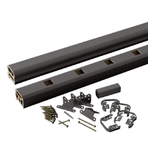 8 ft. Radiance Rail Express Level Rail Pack Gloss Black