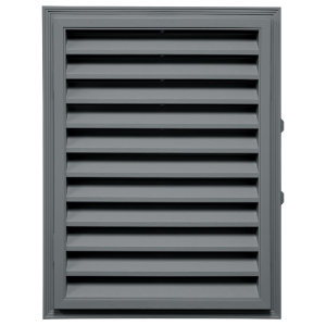 18 in. x 24 in. Rectangle Louver Gable Vent Flagstone 325