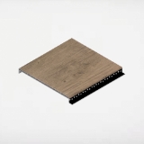 Quick Click Shadowline Soffit 6 in. x 12 ft. Rocky Mountain Oak