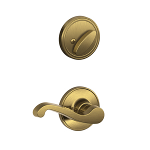 JH59 Handleset Interior LaSalle Lever LH 609 Antique Brass