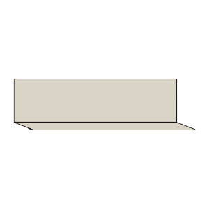 Vesta Fresh Canvas 10 ft. Brick Ledge Flashing 10/Ct