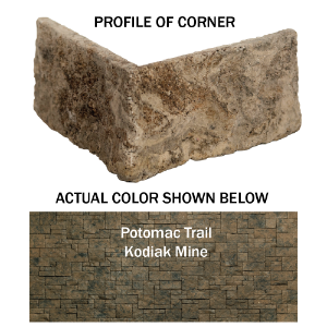 Potomac Trail Kodiak Mine Corner Non Fire-Rated 7 lin. ft. redirect to product page