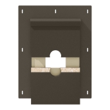 Diamond Kote® RigidMount Split Mount Block Brushed Smooth Coffee