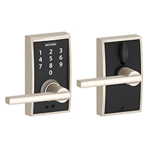 FE695 Century Touchscreen Entry Latitude 619 Satin Nickel - Box Pack