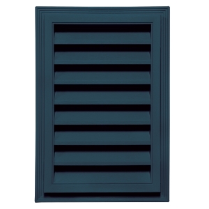 12 in. x 18 in. Rectangle Louver Gable Vent #036 Classic Blue