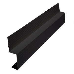 Diamond Kote® 1 in. x 2 in. x 10 ft. Spacer Flashing Woodgrain Onyx