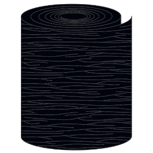 14.53 in. x 50 ft. Aluminum Trim Coil Woodgrain Black 518