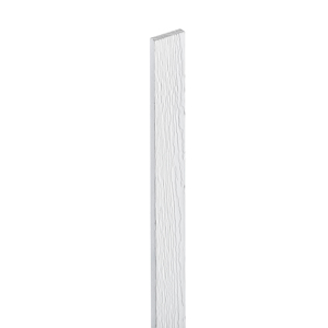 Diamond Kote® 19/32 in. x 3 in. x 16 ft. Woodgrain Batten Trim White