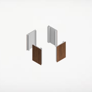 Quick Click Column & Beam Wrap 8 in. x 10 ft. Spanish Redwood