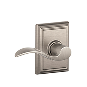 F10 Passage Accent Lever w/Addison trim 619 Satin Nickel - Box Pack redirect to product page