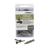 1-3/4 in. TOPLoc Fascia Screws Dark Gray 100 Pk