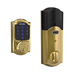 BE469ZP Camelot Touchscreen Deadbolt 605 Bright Brass - Box Pack redirect to product page