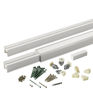 10 ft. Classic Composite Universal Custom Rail Pack Matte White