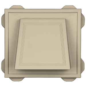 4" Hooded Vent #049 Almond