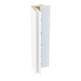 Diamond Kote® 5/4 in. x 4 in. x 16 ft. Rabbeted Brushed Smooth Outside Corner w/Nail Fin White - 1 per pack
