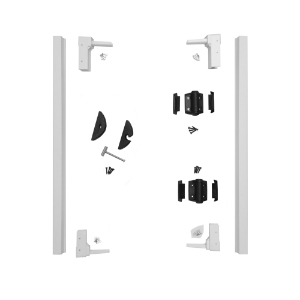33 in. Contemporary Deck Gate Jamb Kit Textured White